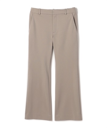 ポンチ素材フレアパンツ(モカ-9号)