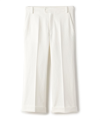 【BLACK FRIDAY】ドライオックス8分丈ロールアップパンツ(ホワイト-7号)