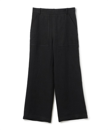 ナチュラルリネンパンツ(ブラック-9号)