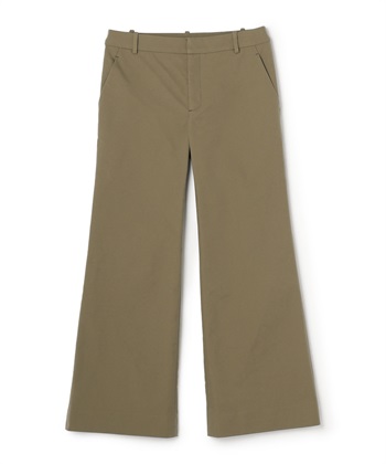 ナイロン混ワイドパンツ(キャメル-9号)