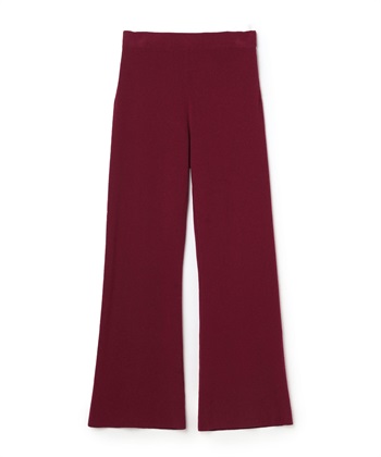 インスピレーションエコベーシックニットパンツ(ボルドー-9号)