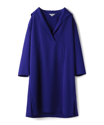 ダブルクロスセーラーカラーワンピース(ブルー-9号)