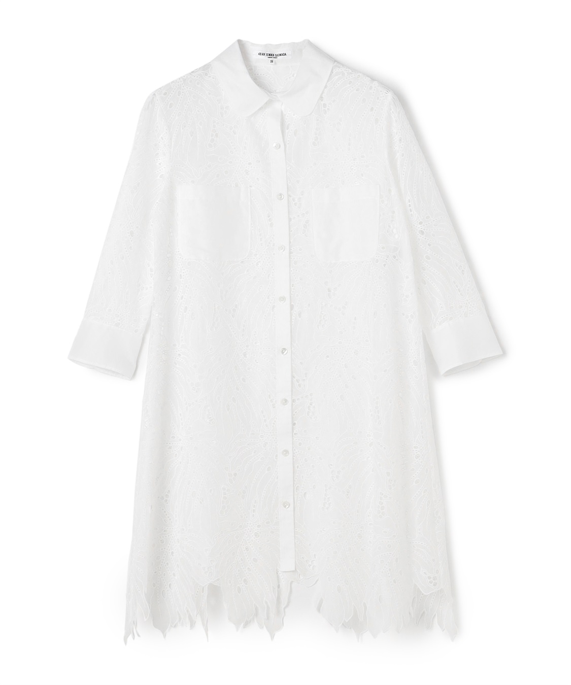 リーフレースワンピース 49AV JUNKO SHIMADA｜クロスプラス公式通販サイト