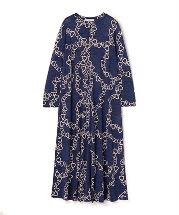 49AV JUNKO SHIMADA 【TIME SALE】ハートチェーンプリントTワンピース_variationthumb_2