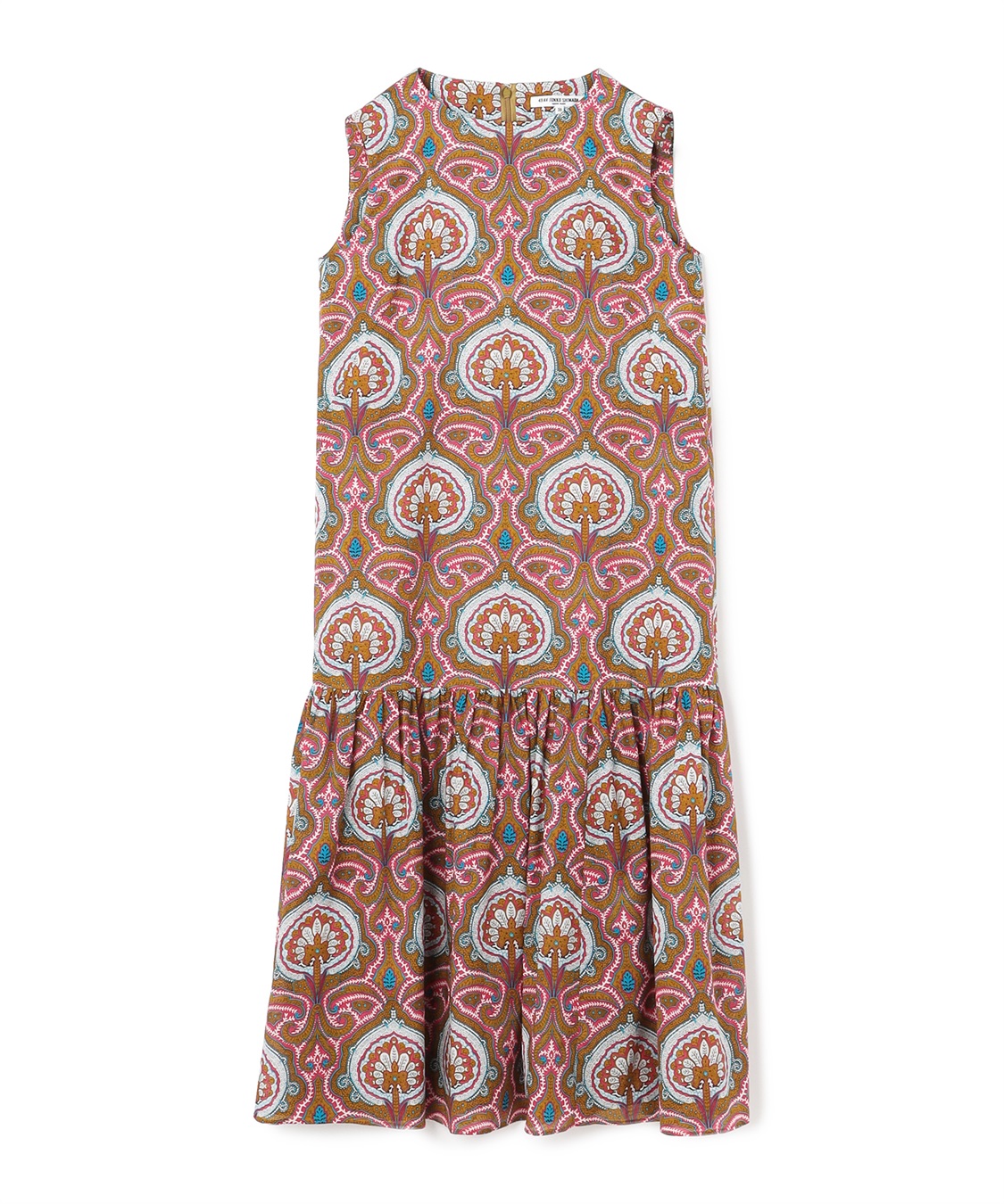 オリエンタル柄ノースリーブワンピース 49AV JUNKO SHIMADA