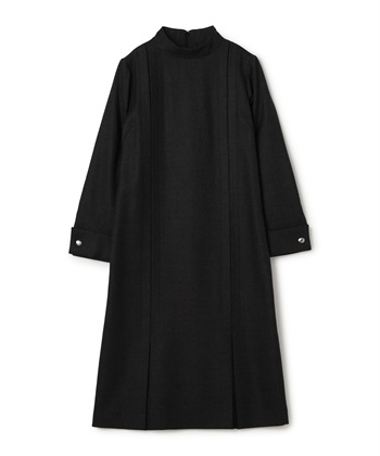 Aラインハイネックワンピース(チャコール-9号)