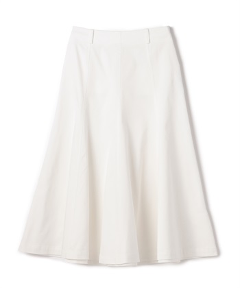 クールマックス素材フレアスカート(オフホワイト-7号)