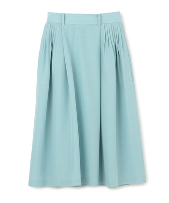 ライトストレッチサイドプリーツスカート(ターコイズ-9号)