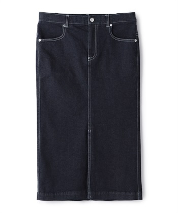 サマーデニムタイトスカート(ネイビー-7号)