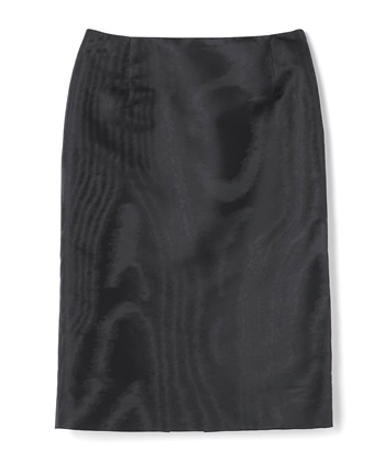 モアレ柄タイトスカート(ブラック-9号)