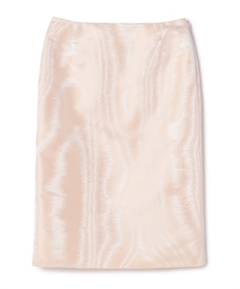 モアレ柄タイトスカート(ピンク-9号)