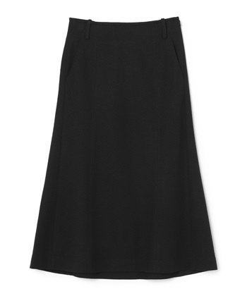 ウールフレアスカート(ブラック-9号)