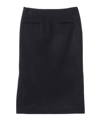 メルトンタイトスカート(ブラック-9号)