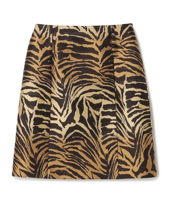 タイガー柄スカート(ダークブラウン-9号)