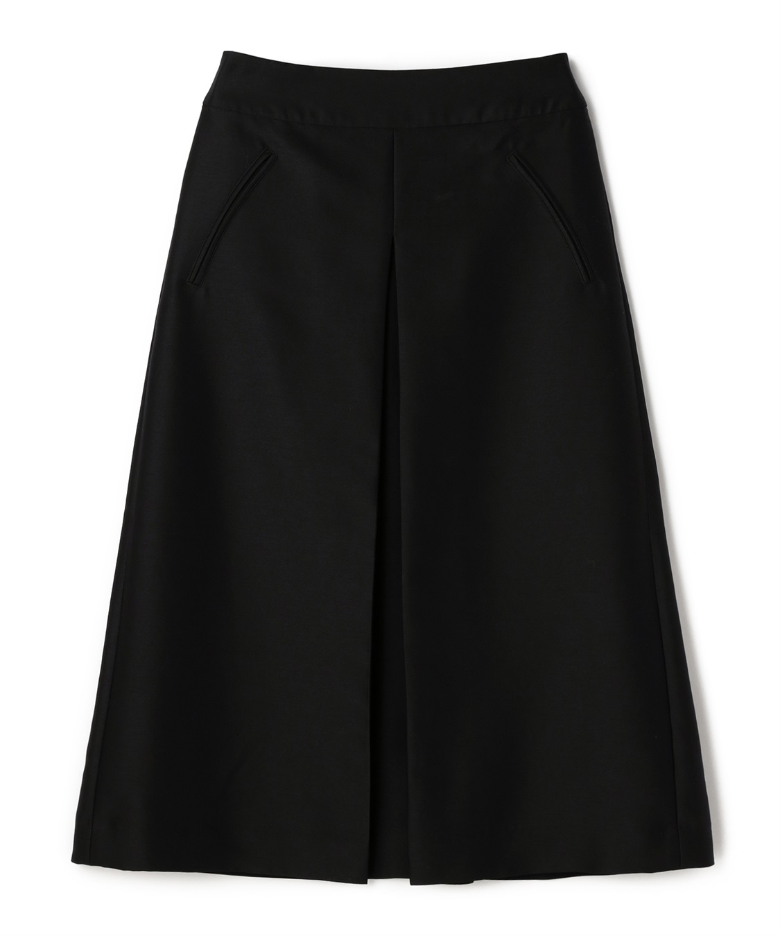 GOLDEN WEEK SALE】シルク混二重織プリーツ入りスカート 49AV JUNKO
