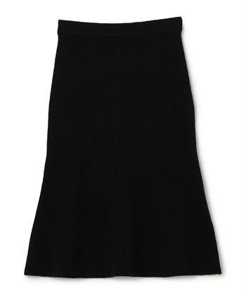 【TIME SALE】ニットマーメイドスカート(ブラック-9号)