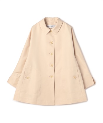 ショート丈ステンカラーコート(ベージュ-9号)