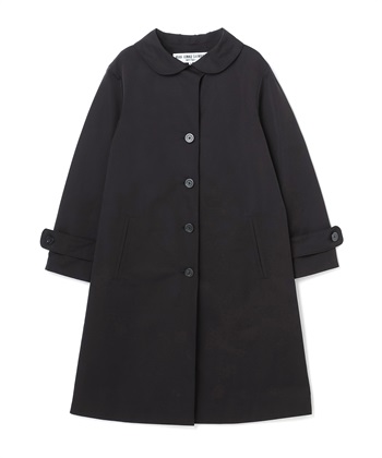 メモリーグログラン丸衿コート(ブラック-9号)