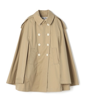 ケープ風コート(ベージュ-9号)