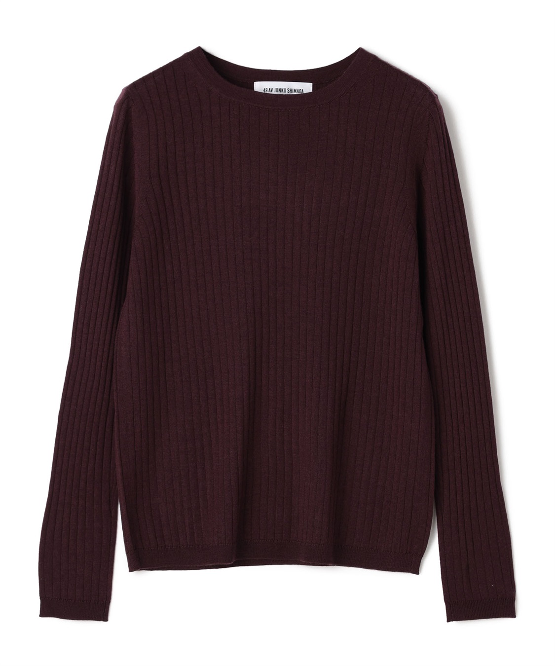 TIME SALE】シルク混クルーネックニット 49AV JUNKO SHIMADA