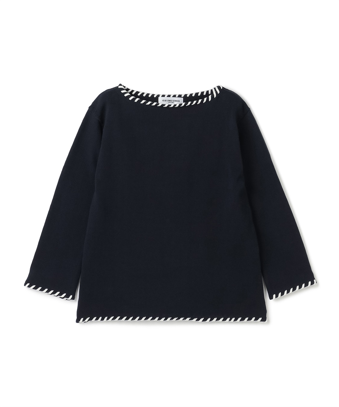 ステッチボートネックニット 49AV.junko shimada｜クロスプラス
