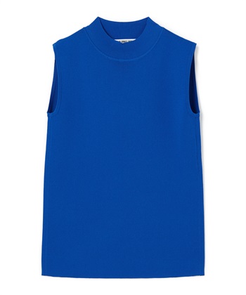 【TIME SALE】レーヨンナイロンノースリーブニット(ブルー-9号)