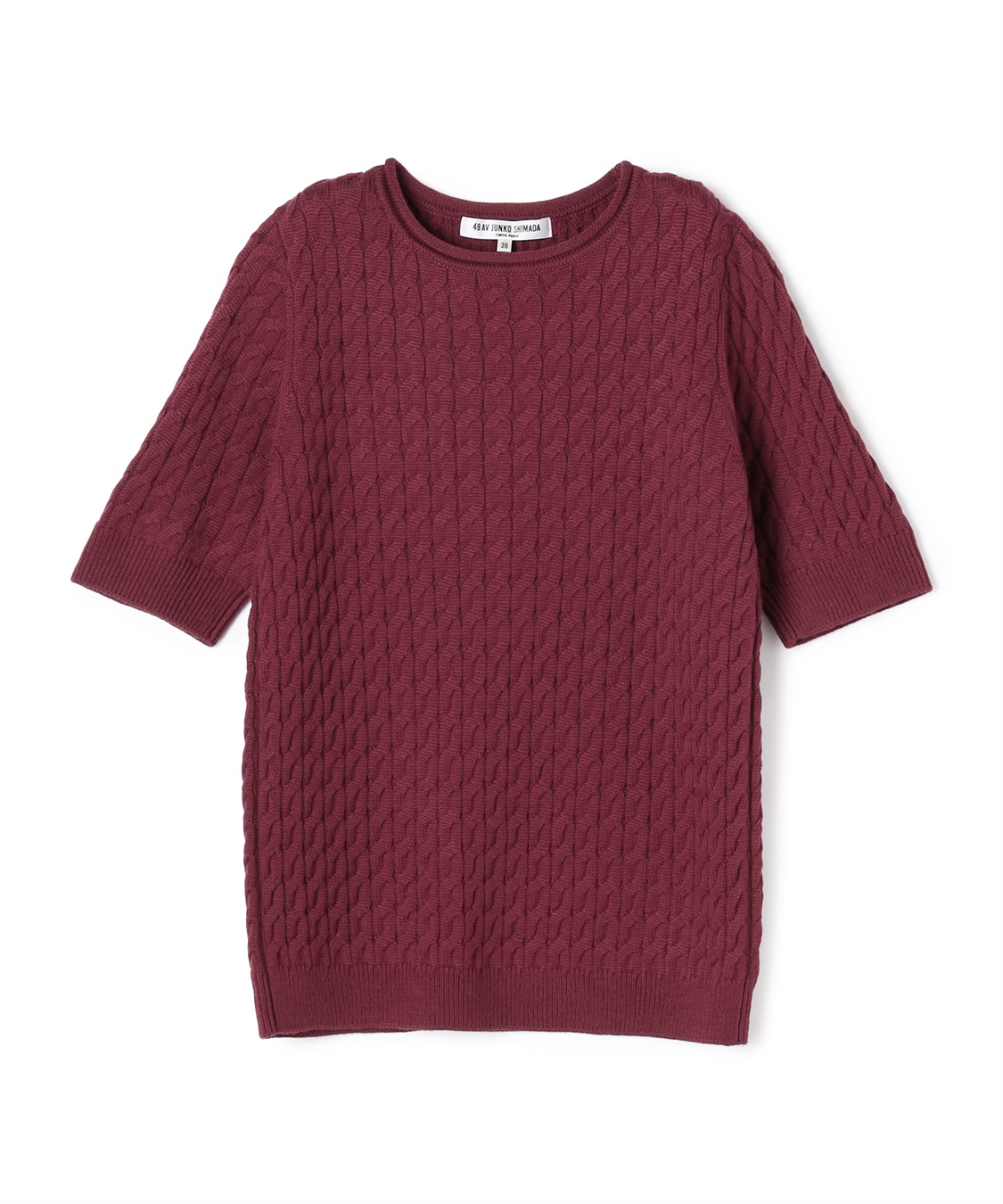 ひまわこ TIME SALE】ノースリーブ透かし柄ニットプルオーバー 49AV JUNKO