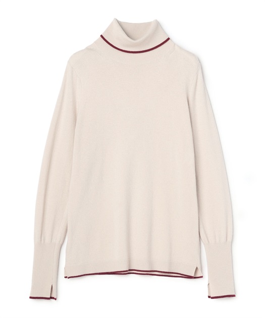 タートルネックラメニットプルオーバー 49AV JUNKO SHIMADA