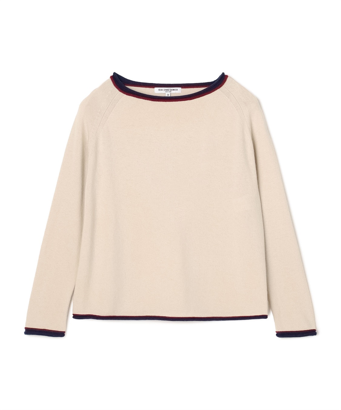 じゅん TIME SALE】インスピレーションエコベーシックボートネックセーター