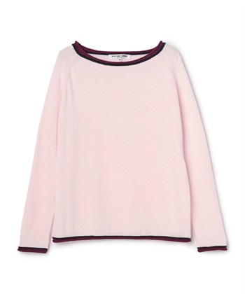 【TIME SALE】インスピレーションエコベーシックボートネックセーター(ピンク-9号)