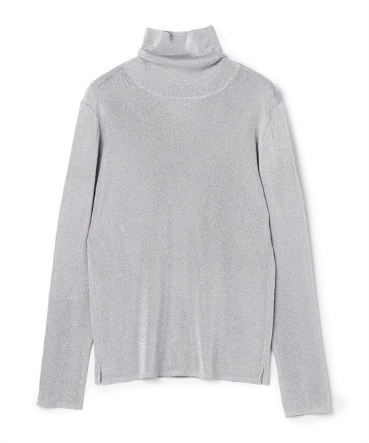 タートルネックラメニットプルオーバー 49AV JUNKO SHIMADA