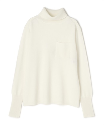 オフタートルネックカシミアニット(オフホワイト-9号)