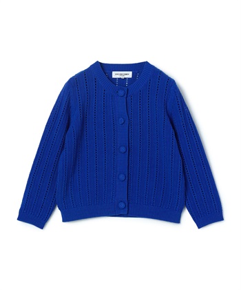 【CHRISTMAS SALE】ミドルゲージコットンカーディガン(ブルー-9号)