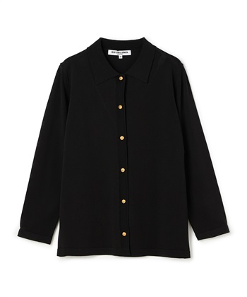 【CHRISTMAS SALE】ビスコースナイロンニットカーディガン(ブラック-9号)