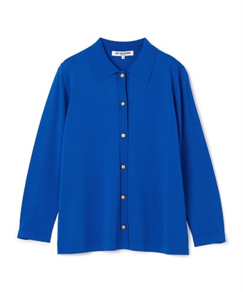 【CHRISTMAS SALE】ビスコースナイロンニットカーディガン(ブルー-9号)