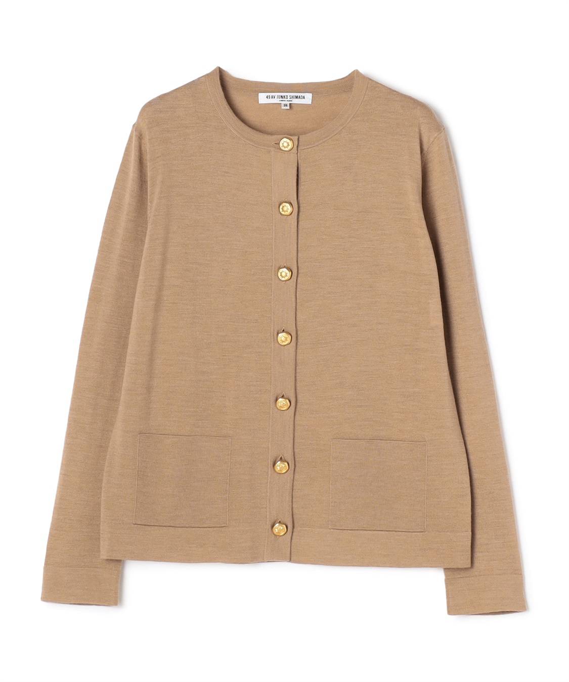 キーネックカーディガン 49AV.junko shimada｜クロスプラス公式