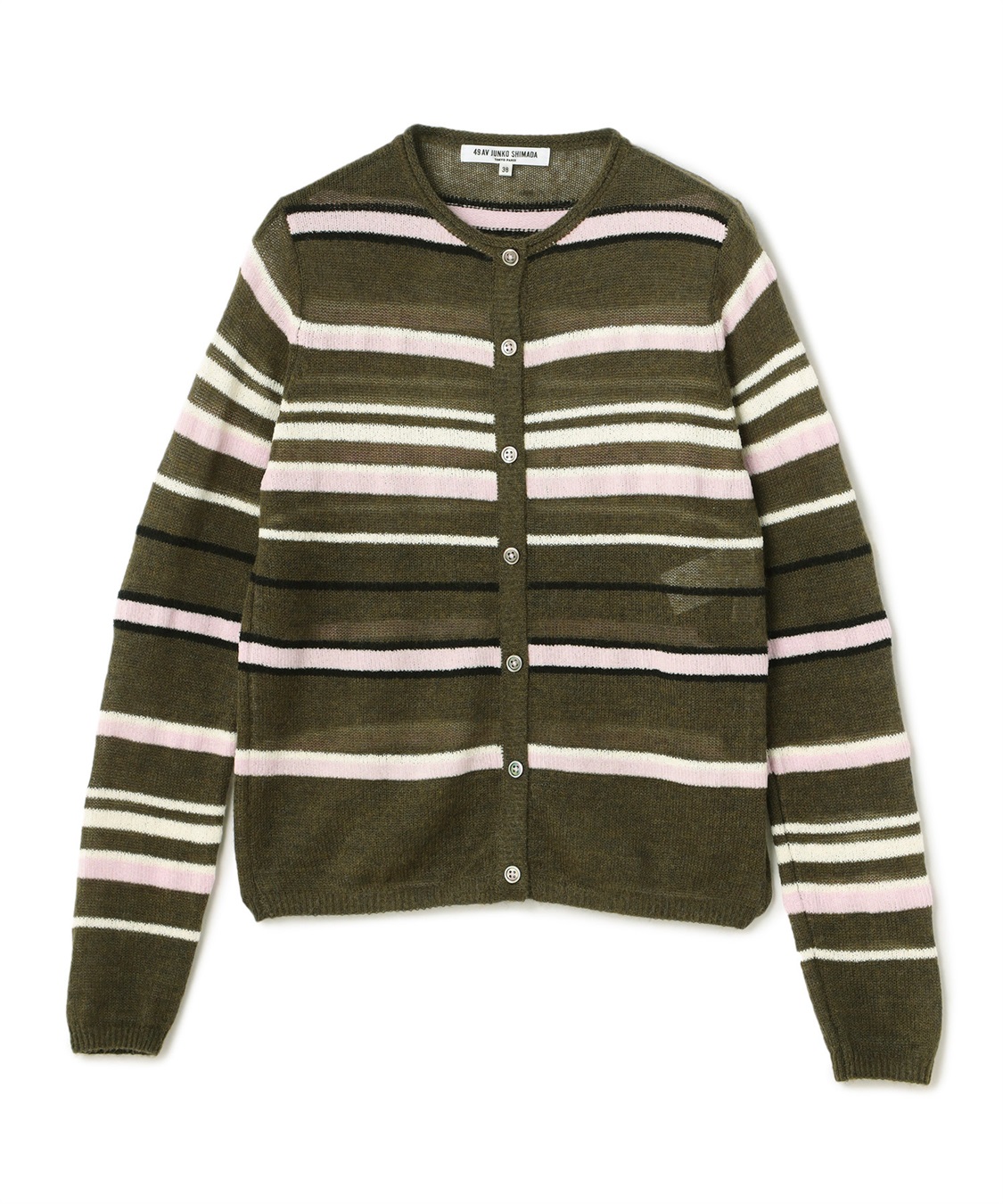 49AV JUNKO SHIMADA マルチボーダーカーディガン_variation_2