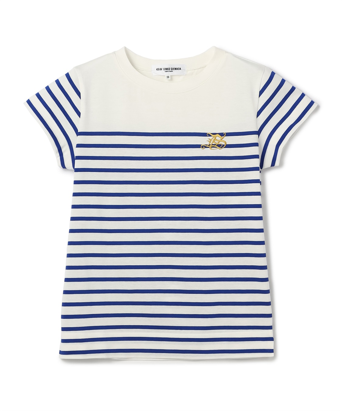 49AV JUNKO SHIMADA パネルボーダーTシャツ_variation_1