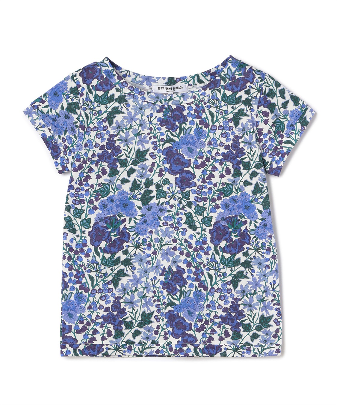 花柄コットンTシャツ 49AV JUNKO SHIMADA｜クロスプラス公式通販サイト