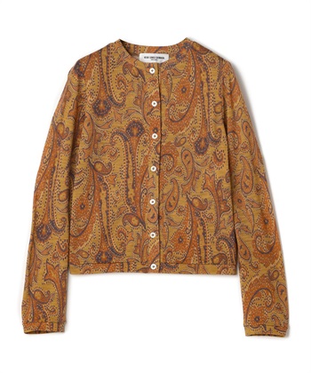 エスニック柄カーディガン(レンガ-9号)