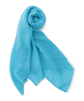 無地ストール(ターコイズ-フリー)