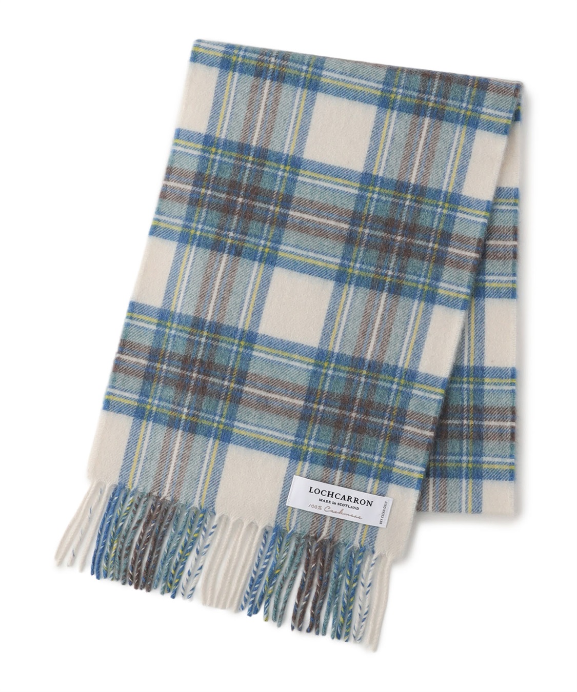 CHRISTMAS SALE】ロキャロンカシミアチェック柄マフラー 49AV JUNKO