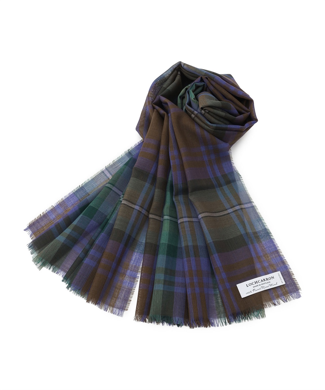 CHRISTMAS SALE】ロキャロンウールチェック柄ストール 49AV JUNKO