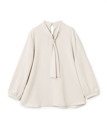 美品✨ 洗える☆Theoryluxe ボウタイシルキー ブラウス 2way M 美品✨ 洗える☆Theoryluxe ボウタイシルキー ブラウス 2way M