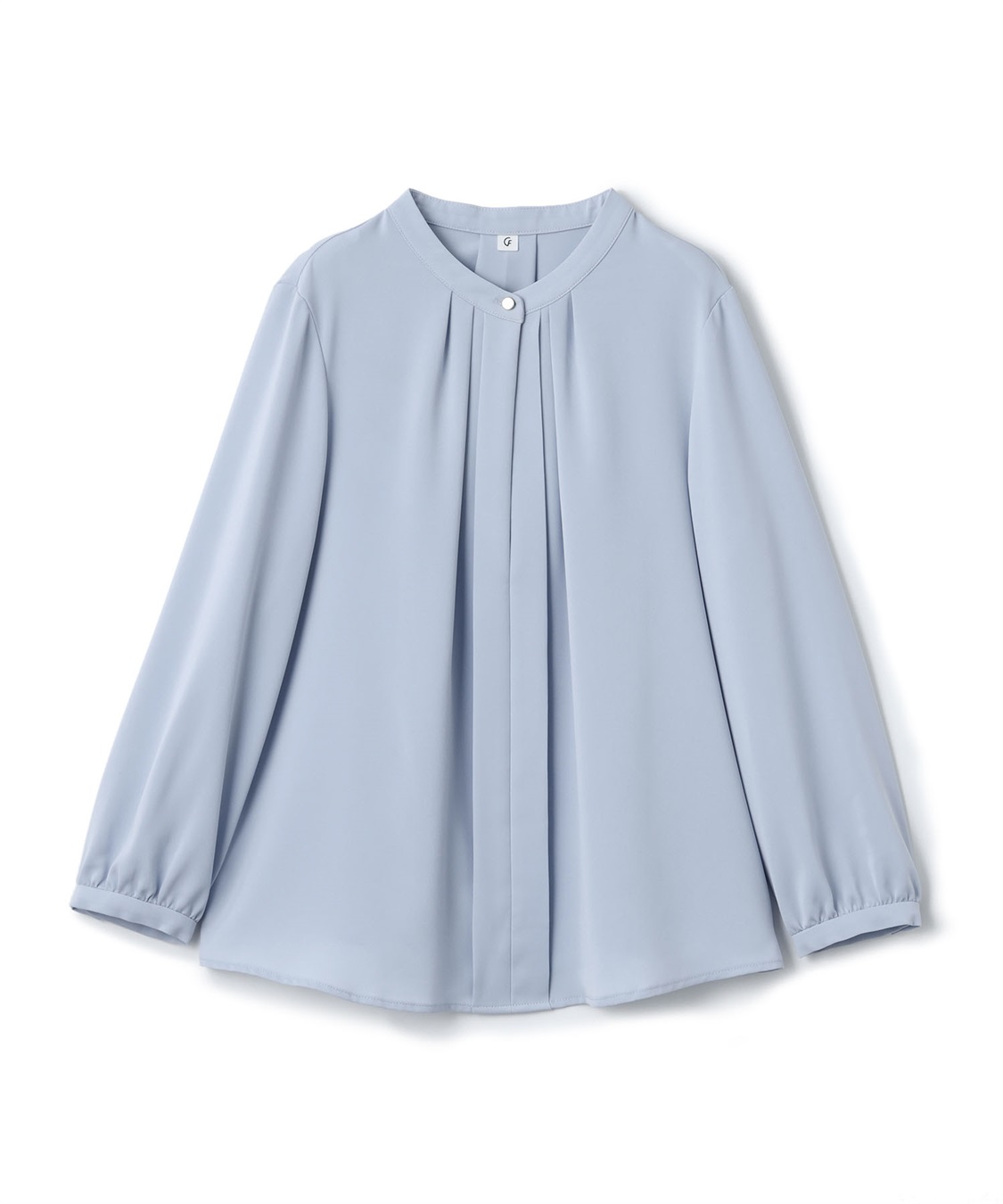 CROSS FUNCTION 《シワになりにくい・洗える》正解 シルキーサテン2wayタックブラウス【CF/クロスファンクション】_variation_3