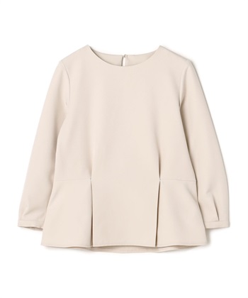 CROSS FUNCTION 《洗える・ストレッチ・シワになりにくい》正解 ペプラムブラウス【CF/クロスファンクション】_variationthumb_1