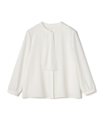 CROSS FUNCTION 《洗える》正解 ラッフルフリルブラウス【CF/クロスファンクション】_variationthumb_2