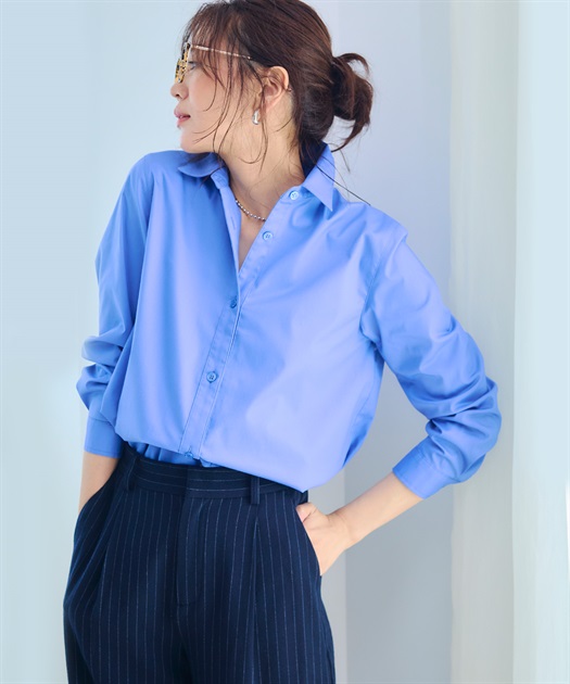 洗える》正解 ストレッチシャツ【CF/クロスファンクション】 CROSS