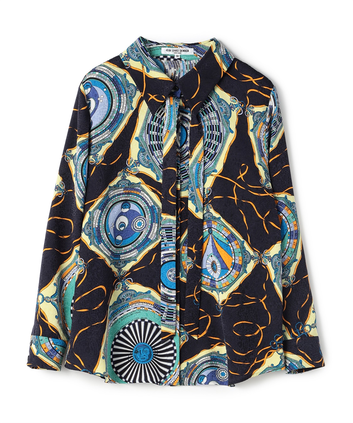 49AV JUNKO SHIMADA ラウンドプリントブラウス_variation_2