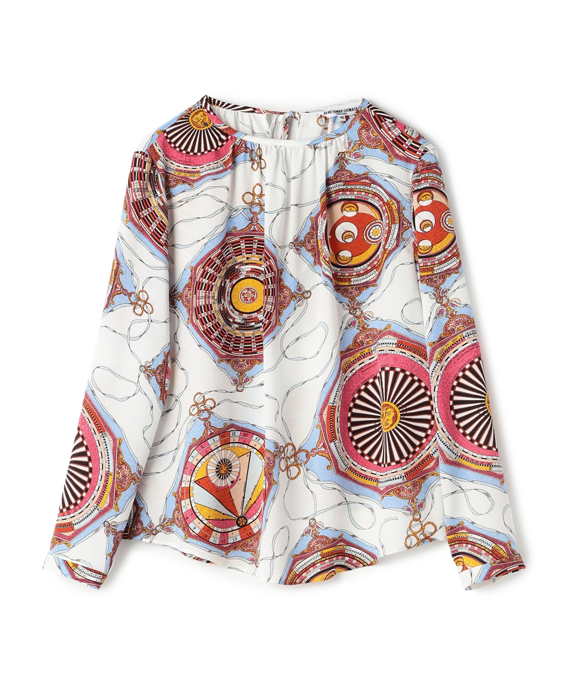 49AV JUNKO SHIMADA ラウンドプリントプルオーバー_main